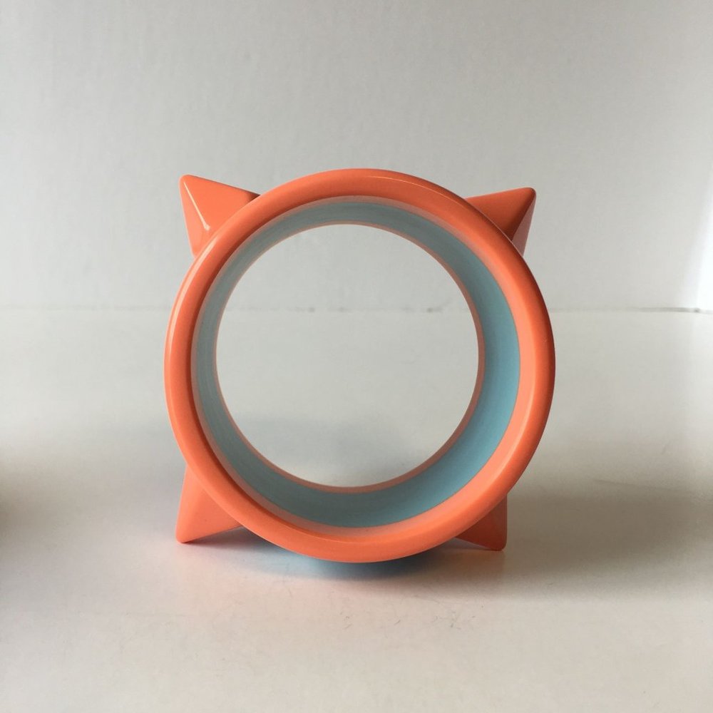 Extra Dimensional Spikes Resin Bangle Bracelet Co… - image 7